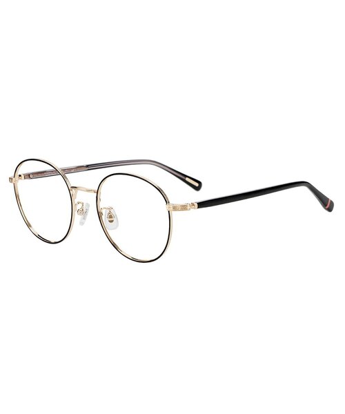 UNITED ARROWS（ユナイテッドアローズ）の「Zoff｜UNITED ARROWS｜ボストン型 メガネ [Casual] メタルフレーム ｜伊達メガネ 度付き[レンズ交換券付き]ユニセックス  ユナイテッドアローズ（メガネ・レディース・ブラック/ブラウン/ゴールド系その他3・FREE）」の5枚目の写真
