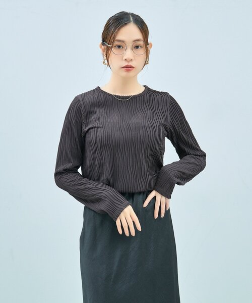 UNITED ARROWS（ユナイテッドアローズ）の「Zoff｜UNITED ARROWS｜ボストン型 メガネ [Casual] メタルフレーム ｜伊達メガネ 度付き[レンズ交換券付き]ユニセックス  ユナイテッドアローズ（メガネ・レディース・ブラック/ブラウン/ゴールド系その他3・FREE）」の11枚目の写真