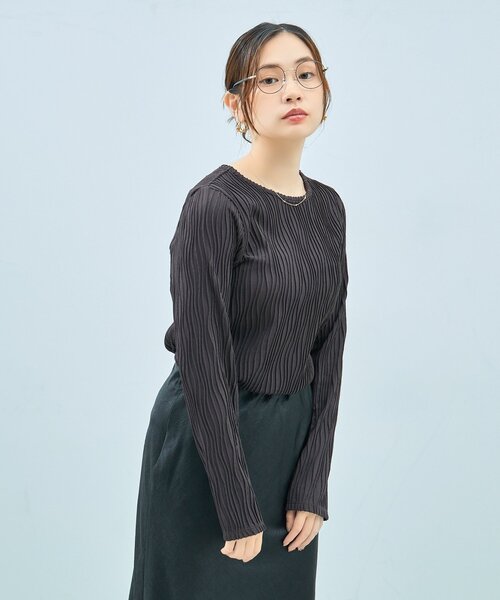 UNITED ARROWS（ユナイテッドアローズ）の「Zoff｜UNITED ARROWS｜ボストン型 メガネ [Casual] メタルフレーム ｜伊達メガネ 度付き[レンズ交換券付き]ユニセックス  ユナイテッドアローズ（メガネ・レディース・ブラック/ブラウン/ゴールド系その他3・FREE）」の12枚目の写真