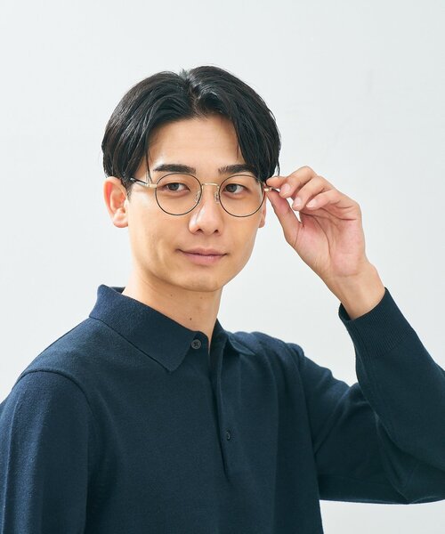 UNITED ARROWS（ユナイテッドアローズ）の「Zoff｜UNITED ARROWS｜ボストン型 メガネ [Casual] メタルフレーム ｜伊達メガネ 度付き[レンズ交換券付き]ユニセックス  ユナイテッドアローズ（メガネ・レディース・ブラック/ブラウン/ゴールド系その他3・FREE）」の13枚目の写真