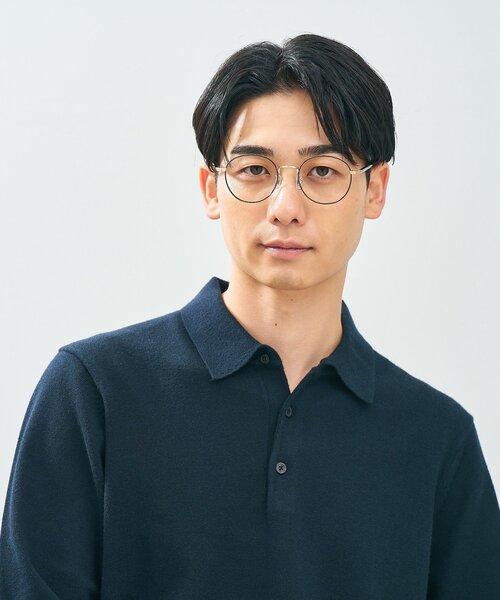 UNITED ARROWS（ユナイテッドアローズ）の「Zoff｜UNITED ARROWS｜ボストン型 メガネ [Casual] メタルフレーム ｜伊達メガネ 度付き[レンズ交換券付き]ユニセックス  ユナイテッドアローズ（メガネ・レディース・ブラック/ブラウン/ゴールド系その他3・FREE）」の14枚目の写真
