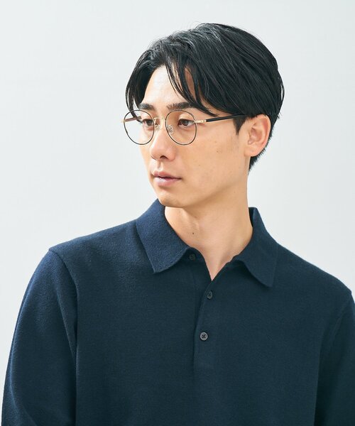 UNITED ARROWS（ユナイテッドアローズ）の「Zoff｜UNITED ARROWS｜ボストン型 メガネ [Casual] メタルフレーム ｜伊達メガネ 度付き[レンズ交換券付き]ユニセックス  ユナイテッドアローズ（メガネ・レディース・ブラック/ブラウン/ゴールド系その他3・FREE）」の15枚目の写真