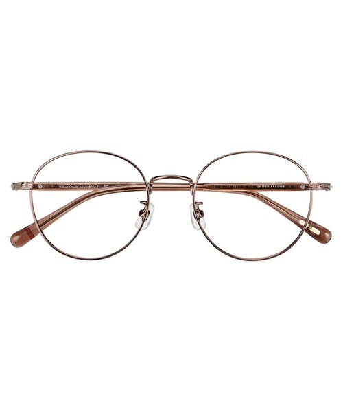 UNITED ARROWS（ユナイテッドアローズ）の「Zoff｜UNITED ARROWS｜ボストン型 メガネ [Casual] メタルフレーム ｜伊達メガネ 度付き[レンズ交換券付き]ユニセックス  ユナイテッドアローズ（メガネ・レディース・ブラック/ブラウン/ゴールド系その他3・FREE）」の18枚目の写真