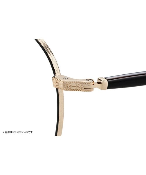UNITED ARROWS（ユナイテッドアローズ）の「Zoff｜UNITED ARROWS｜ボストン型 メガネ [Casual] メタルフレーム ｜伊達メガネ 度付き[レンズ交換券付き]ユニセックス  ユナイテッドアローズ（メガネ・レディース・ブラック/ブラウン/ゴールド系その他3・FREE）」の20枚目の写真