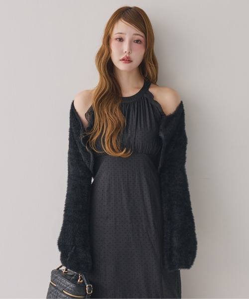 ナイスクラップ　アメスリロングワンピース Fluffy Romance collection】アメスリロングワンピース
