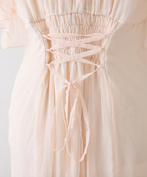 one after another NICE CLAUP（ワンアフターアナザーナイスクラップ）の「ボレロセットアメスリロングワンピース（ワンピース・レディース・ピンク/ブラウン系/ブラック系/アイボリー系・FREE）」の19枚目の写真