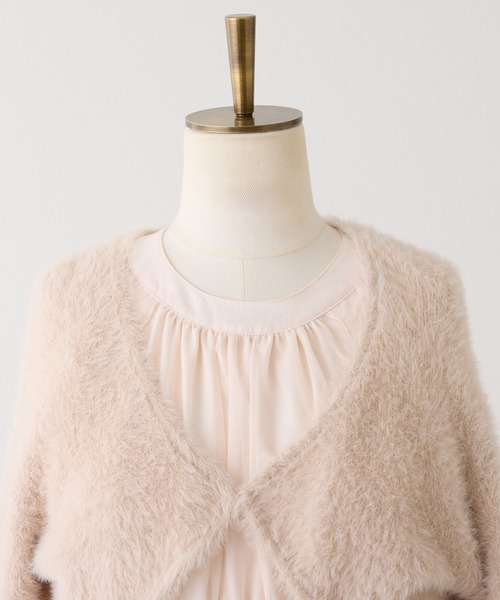 one after another NICE CLAUP（ワンアフターアナザーナイスクラップ）の「ボレロセットアメスリロングワンピース（ワンピース・レディース・ピンク/ブラウン系/ブラック系/アイボリー系・FREE）」の12枚目の写真