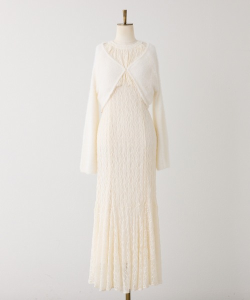 セール】ボレロセットアメスリロングワンピース（ワンピース）｜one