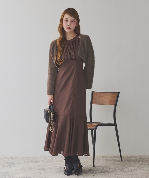 セール】ボレロセットアメスリロングワンピース（ワンピース）｜one