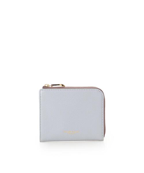 Samantha Thavasa Petit Choice（サマンサタバサ　プチチョイス）の「シンプルL字ファスナー 折財布（財布・レディース・オフホワイト/シルバー/オレンジ/グリーン/ピンクベージュ/グレイッシュベージュ/レッドパープル/フューシャピンク/ダルブルー系/ブラック・FREE）」の5枚目の写真