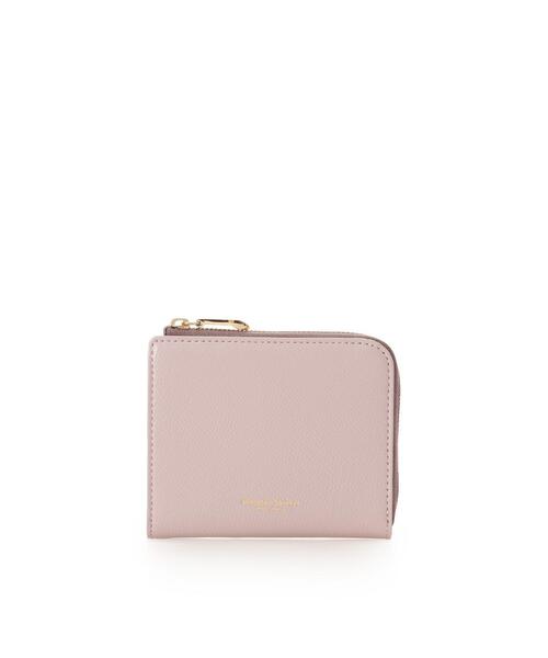 Samantha Thavasa Petit Choice（サマンサタバサ　プチチョイス）の「シンプルL字ファスナー 折財布（財布・レディース・オフホワイト/シルバー/オレンジ/グリーン/ピンクベージュ/グレイッシュベージュ/レッドパープル/フューシャピンク/ダルブルー系/ブラック・FREE）」の7枚目の写真