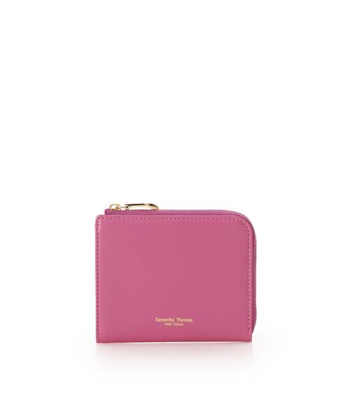 Samantha Thavasa Petit Choice（サマンサタバサ　プチチョイス）の「シンプルL字ファスナー 折財布（財布・レディース・オフホワイト/シルバー/オレンジ/グリーン/ピンクベージュ/グレイッシュベージュ/レッドパープル/フューシャピンク/ダルブルー系/ブラック・FREE）」の8枚目の写真