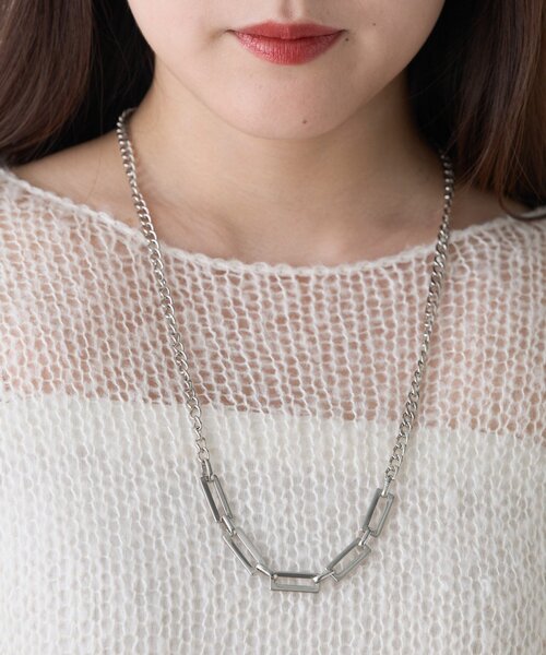 も*ん様 ネックレス セール】【nane】MIXデザインチェーンネックレス（ネックレス