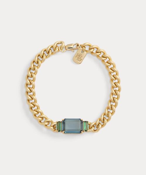 ゴールドプレーテッド ストーン フレックス ブレスレット ゴールドプレーテッド ストーン フレックス ブレスレット