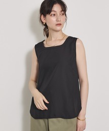 qualite（カリテ）の「ブライトツイルスリットノースリーブ（タンクトップ）」