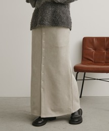 Aunt Marie's（アントマリーズ）の「フロントボタンフェイクスウェードナロースカート（スカート）」