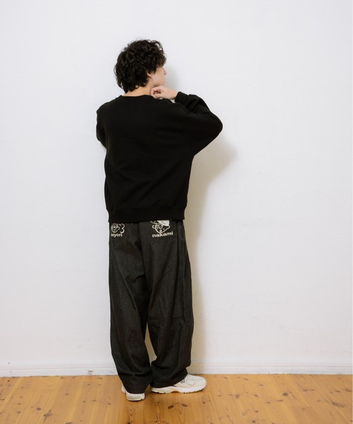 kaoyorinakami(カオヨリナカミ)の「KYRN big flower sweat / KYRNビックフラワースウェット(スウェット・メンズ・ブラック/グレー・LARGE/MEDIUM/SMALL/X-LARGE)」の10枚目の写真