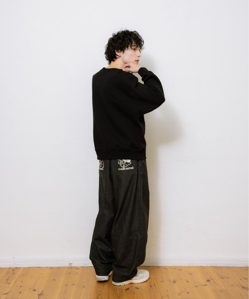 kaoyorinakami(カオヨリナカミ)の「KYRN big flower sweat / KYRNビックフラワースウェット(スウェット・メンズ・ブラック/グレー・LARGE/MEDIUM/SMALL/X-LARGE)」の18枚目の写真