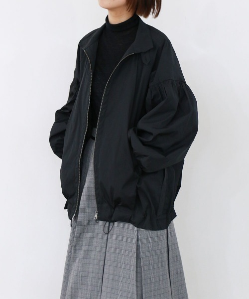 セール】volume sleeve taffeta mid-blouson（ブルゾン）｜Marilyn