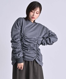 シャーリングデザインプルオーバー