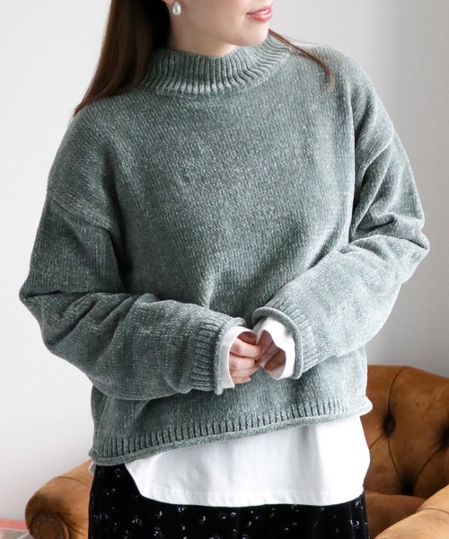 cepo（セポ）の「ラウンドカットロングスリーブTee（Tシャツ/カットソー・レディース・オフホワイト/ブラック・M）」の11枚目の写真