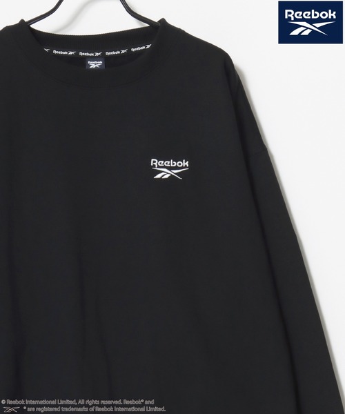 Reebok(リーボック)の「Reebok/リーボック オーバーサイズ 裏起毛 ロゴ ワンポイント刺繍 スウェット トレーナー/レディース メンズ(スウェット・レディース・ブラック/アッシュグレー/ネイビー/ホワイト・M/L/LL)」の6枚目の写真