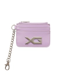 X-girl(エックスガール)のXG EMBLEM BUCKLE FAUX LEATHER CARD CASE(カードケース)