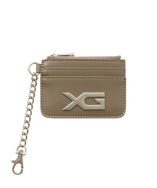 X-girl(エックスガール)の「XG EMBLEM BUCKLE FAUX LEATHER CARD CASE(カードケース・レディース・ブラック/ブラウン/ライトパープル・ONE SIZE)」の3枚目の写真