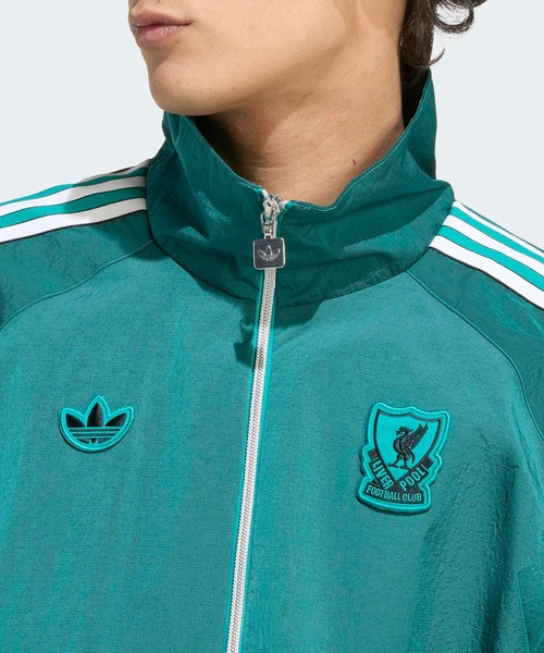 adidas リバプールFC テラスアイコン ハーフジップ ジャケット　2XL リバプールFC テラスアイコン ハーフジップ ジャケット