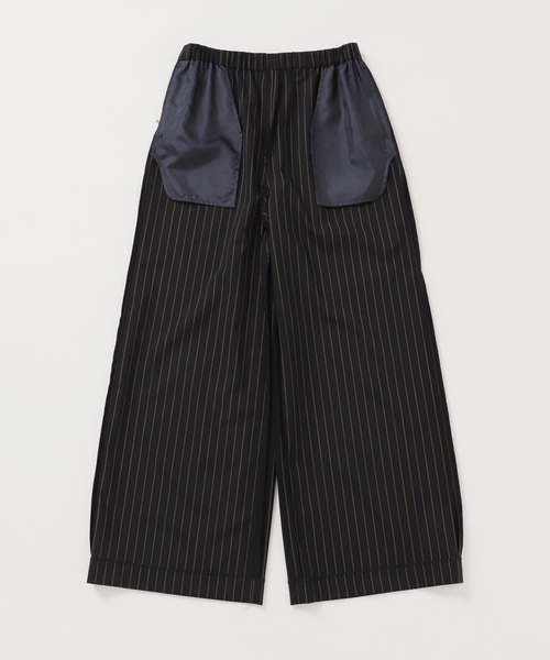 美品 Deuxieme Classe 別注 ウエストロゴパンツ ストライプ 36 Deuxieme Classe（ドゥーズィエムクラス）の「Effortless Wool