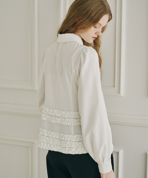 many frill blouse / フリルデザインブラウス（シャツ/ブラウス