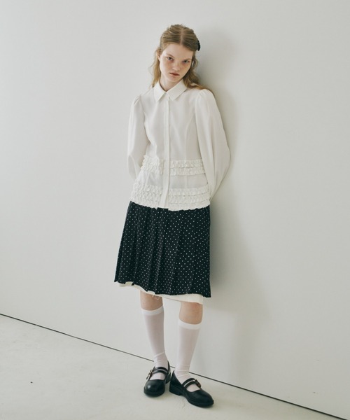 many frill blouse / フリルデザインブラウス（シャツ/ブラウス