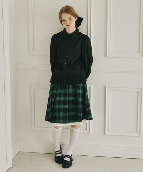 many frill blouse / フリルデザインブラウス（シャツ/ブラウス