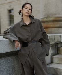 hellam | ピーチスキンオーバーシャツ(シャツ/ブラウス)