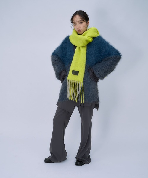HARE（ハレ）の「ハイショクシャギーマフラー(HARE)（マフラー）」 - WEAR