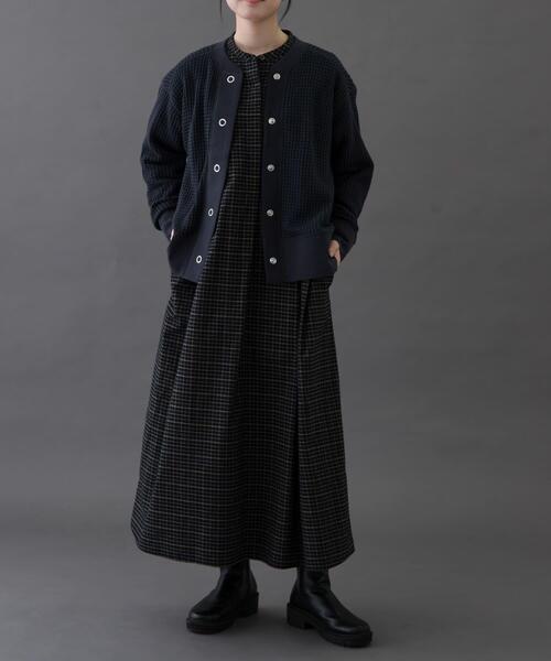 FORK&SPOON（フォークアンドスプーン）の「FORK&SPOON　ワッフルカーディガン（カーディガン/ボレロ・レディース・チャコールグレー/グレー系その他/ベージュ・1）」の17枚目の写真