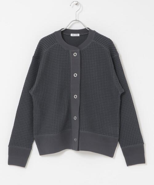 FORK&SPOON（フォークアンドスプーン）の「FORK&SPOON　ワッフルカーディガン（カーディガン/ボレロ・レディース・チャコールグレー/グレー系その他/ベージュ・1）」の18枚目の写真