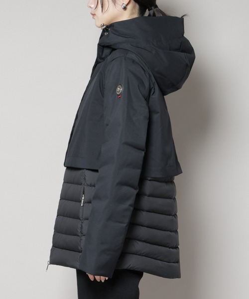 CAPEHORN（ケープホーン）の「CAPE HORN/CASABLANCA（ダウンジャケット/コート・レディース・ブラック/アイボリー・42/44）」の17枚目の写真