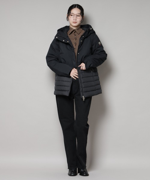 CAPEHORN（ケープホーン）の「CAPE HORN/CASABLANCA（ダウンジャケット/コート・レディース・ブラック/アイボリー・42/44）」の22枚目の写真