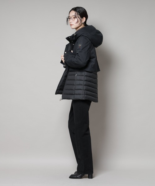 ann様 極美品❤︎CAPE HORN CASABLANCA ダウンコート黒 44 CAPE HORN/CASABLANCA（ダウンジャケット/コート）｜CAPEHORN（ケープ