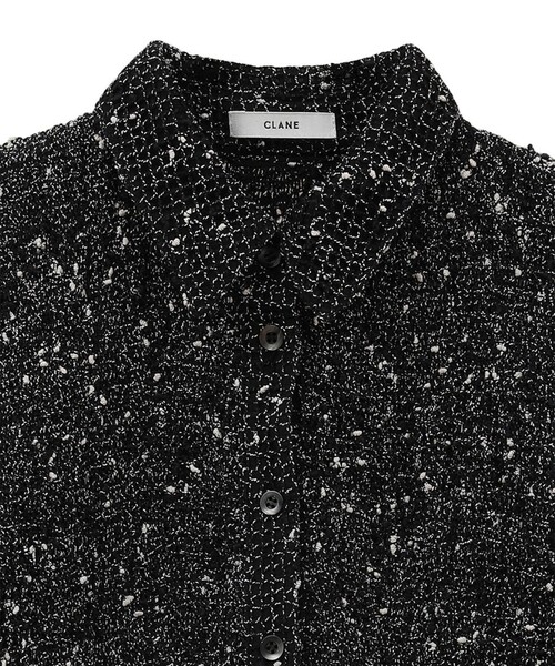 な！CLANE MIX MESH GATHER SHIRT MIX MESH GATHER SHIRT（シャツ/ブラウス）｜CLANE（クラネ）の