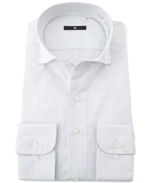 SUIT SELECT（スーツセレクト）の「【形態安定】【長袖】【BLACK LINE】スナップダウンワイドドレスワイシャツ（ビジネスシャツ）」