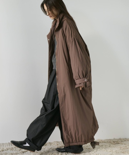 Libra Cue（リブラ キュー）の「2wayモンスターコート（ダウンジャケット/コート・レディース・ブラウン/アイボリー/ブラック・1/2）」の13枚目の写真
