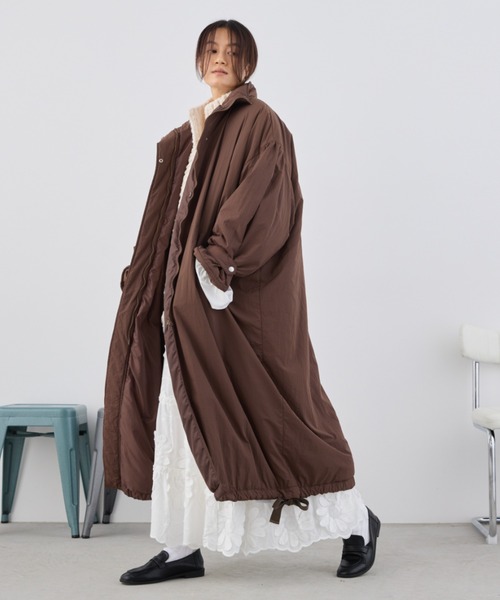 Libra Cue 2wayモンスターコート サイズ2 ブラウン 2wayモンスターコート（ダウンジャケット/コート）｜Libra Cue（リブラ