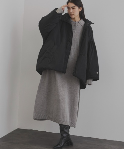 Libra Cue 2way モンスターコート ブラック 2wayモンスターコート（ダウンジャケット/コート）｜Libra Cue