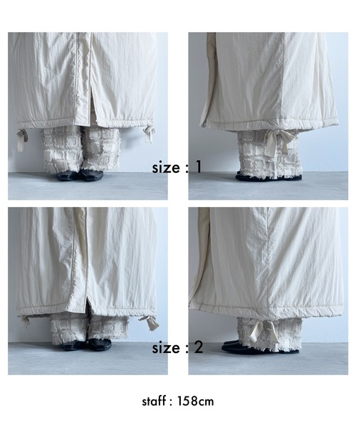 Libra Cue（リブラ キュー）の「2wayモンスターコート（ダウンジャケット/コート・レディース・ブラウン/アイボリー/ブラック・1/2）」の17枚目の写真