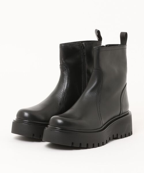 CORSO ROMA,9(コルソローマ)の「【CORSO ROMA,9】ショートブーツ ショート丈(ブーツ・レディース・ブラック・36/37/38/39)」の1枚目の写真