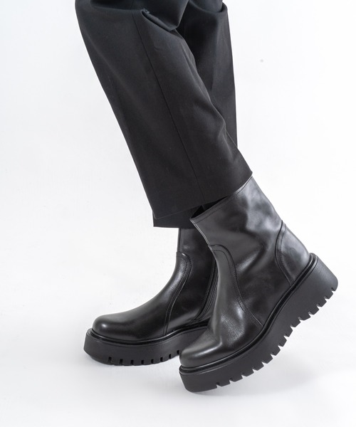 CORSO ROMA,9(コルソローマ)の「【CORSO ROMA,9】ショートブーツ ショート丈(ブーツ・レディース・ブラック・36/37/38/39)」の9枚目の写真