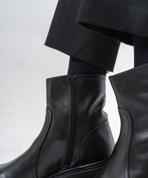 CORSO ROMA,9(コルソローマ)の「【CORSO ROMA,9】ショートブーツ ショート丈(ブーツ・レディース・ブラック・36/37/38/39)」の4枚目の写真