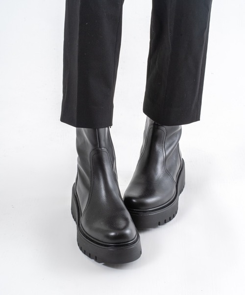 CORSO ROMA,9(コルソローマ)の「【CORSO ROMA,9】ショートブーツ ショート丈(ブーツ・レディース・ブラック・36/37/38/39)」の5枚目の写真
